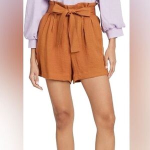 a new day High Waist Tan Shorts